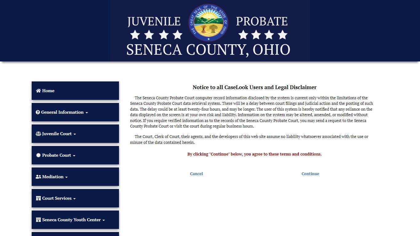 Seneca County Probate Court - Record Search